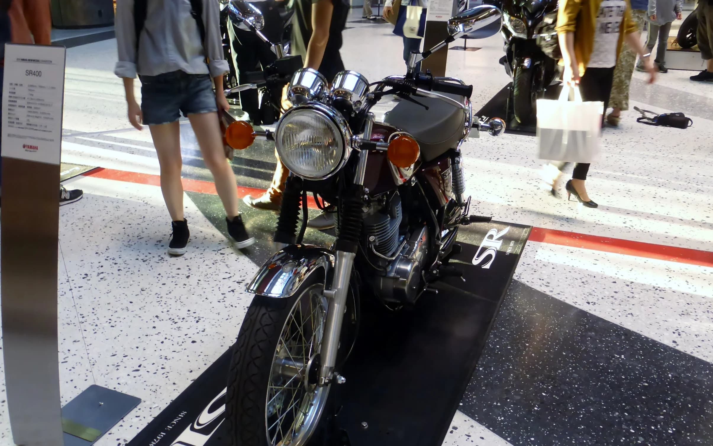 Yamaha SR400 klassieke Japanse motor